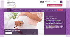 Desktop Screenshot of gabrielsonclinic4women.com